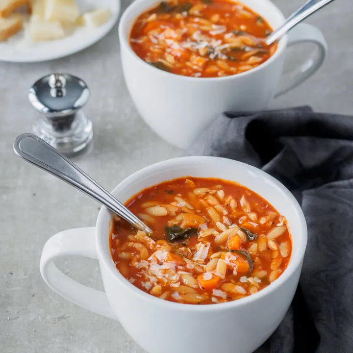 Tomato Orzo Soup