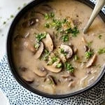VEGAN MUSHROOM SOUP