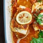 Mediterranean baked fish
