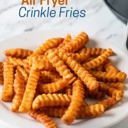 Air Fried Frozen Crinkle Cut Fries