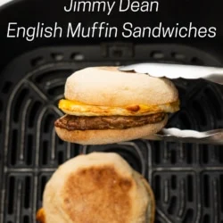 Air Fryer Frozen Jimmy Dean English Muffin Sandwiches