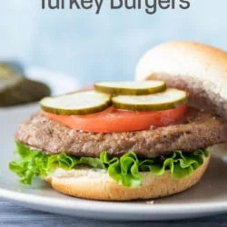 Air Fryer Frozen Turkey Burgers