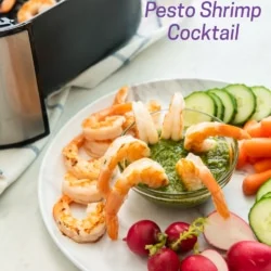 Pesto Shrimp Cocktail In the Air Fryer